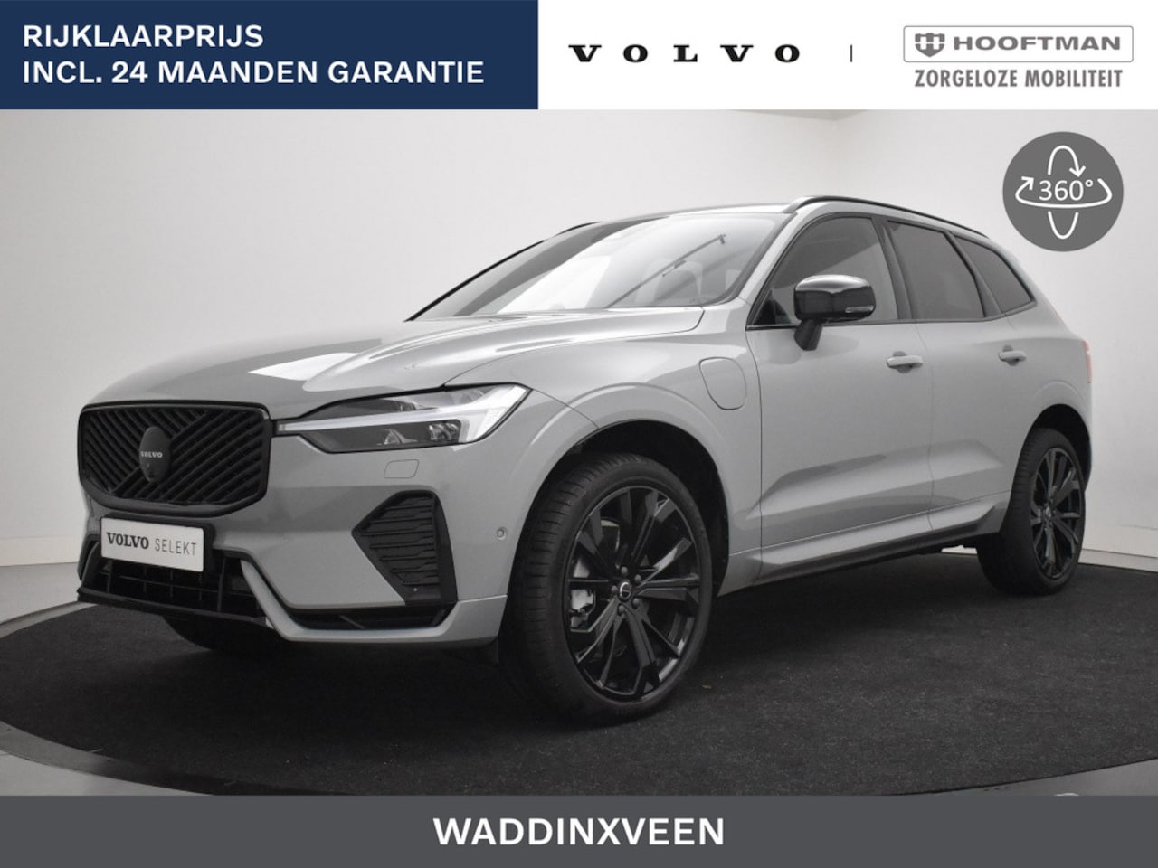 Volvo XC60 - T6 PLUG-IN HYBRID ULTRA BLACK EDITION *NIEUW MODEL* LUCHTVERING - AutoWereld.nl