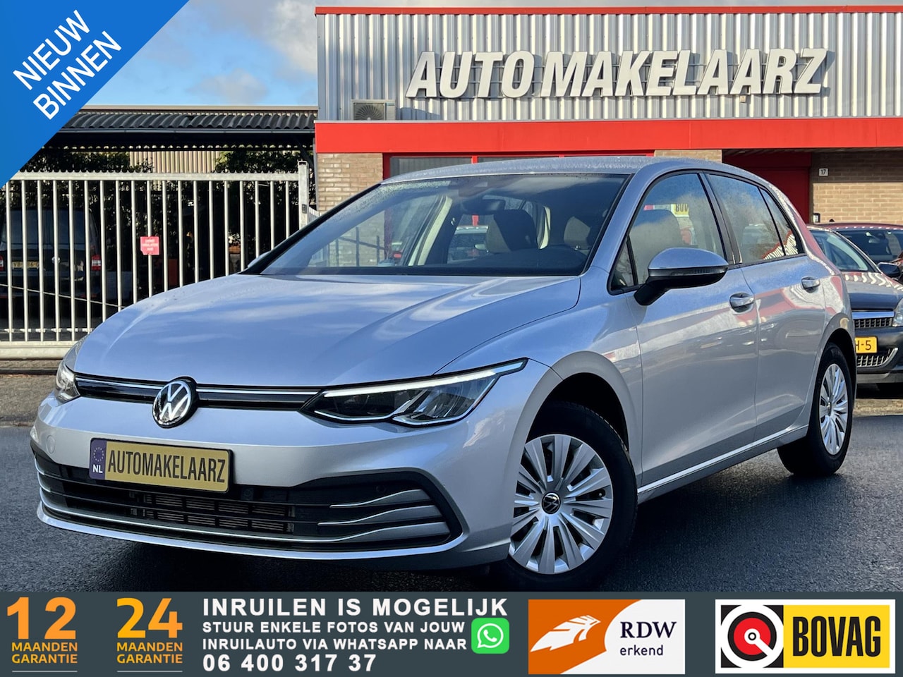 Volkswagen Golf - 1.6 TDI LED KEYLESS CARPLAY 12 MAANDEN GARANTIE - AutoWereld.nl