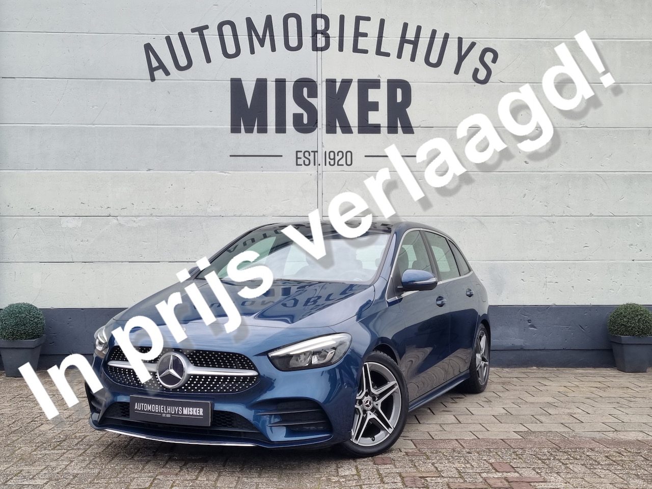 Mercedes-Benz B-klasse - 180 Business Solution AMG CAMERA / AMG LINE / PANO / NL AUTO / NAVI - AutoWereld.nl