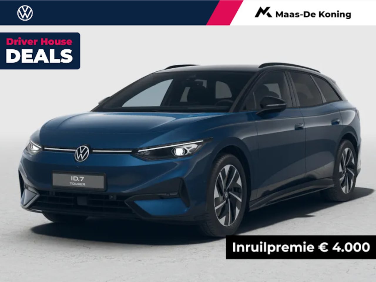 Volkswagen ID.7 Tourer - Pro Limited Edition 77 kWh 286 PK · Stuurwiel verwarmd · Draadloze telefoonlader · 360 Ron - AutoWereld.nl