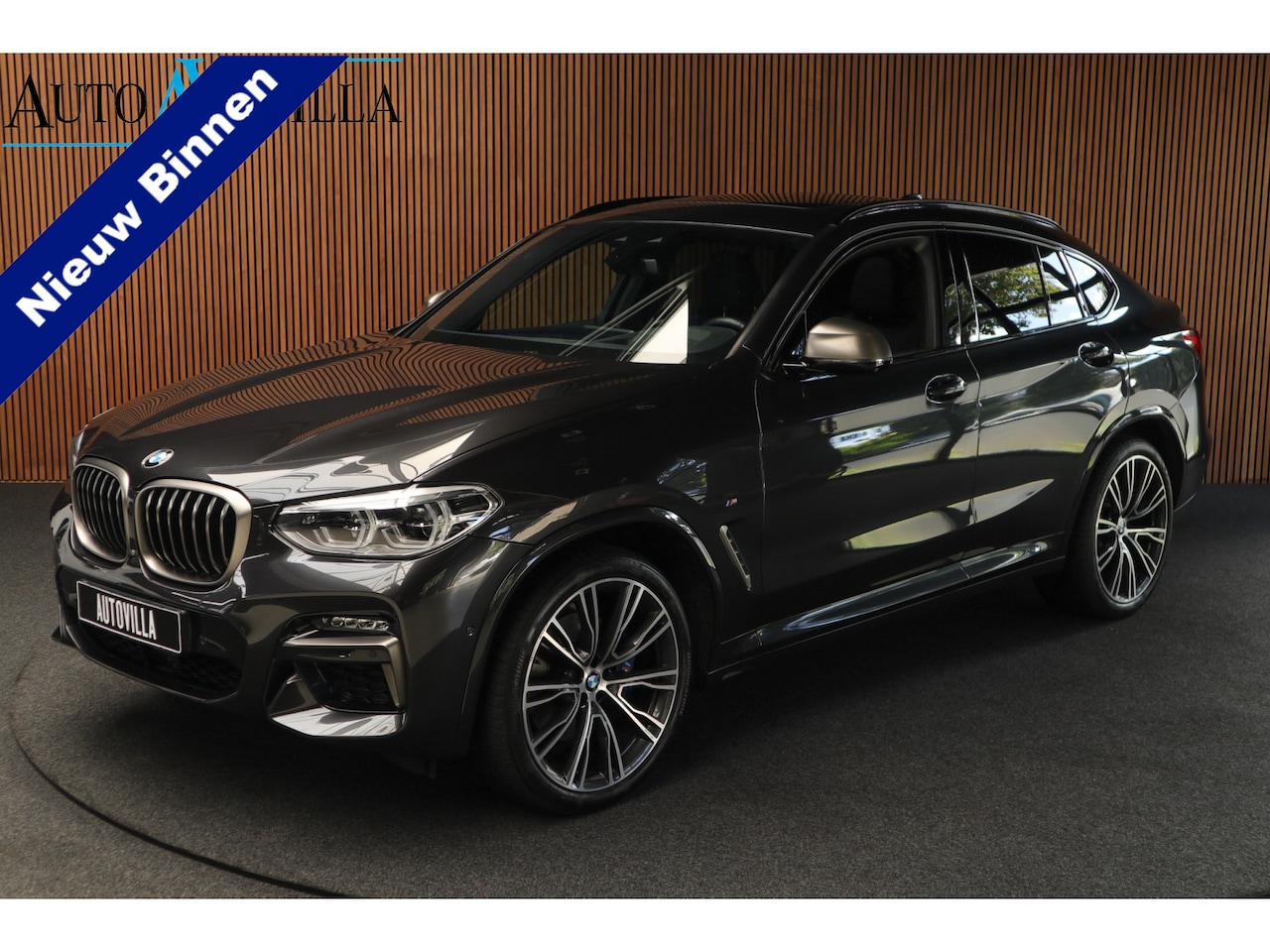 BMW X4 - M40i HUD Panodak 360° Harman K Leer ACC Navi Keyless Entry & Go Elektr. uitklapbare trekha - AutoWereld.nl