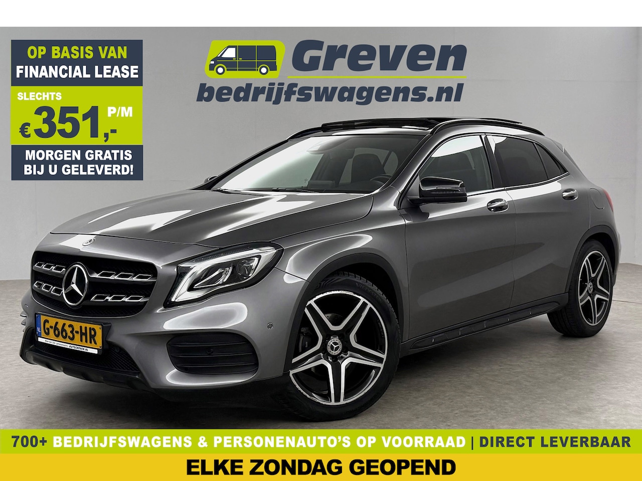 Mercedes-Benz GLA-Klasse - 180 AMG Night Upgrade | Pano | LED | Camera | Carplay | Parkeers. | NAP - AutoWereld.nl