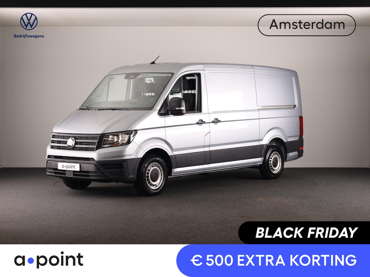 Volkswagen Crafter - Bedrijfswagens Trendline L3 2.0 TDI EU6 140 pk GVW 3.0T Zijschuifdeur links en rechts, Cam - AutoWereld.nl