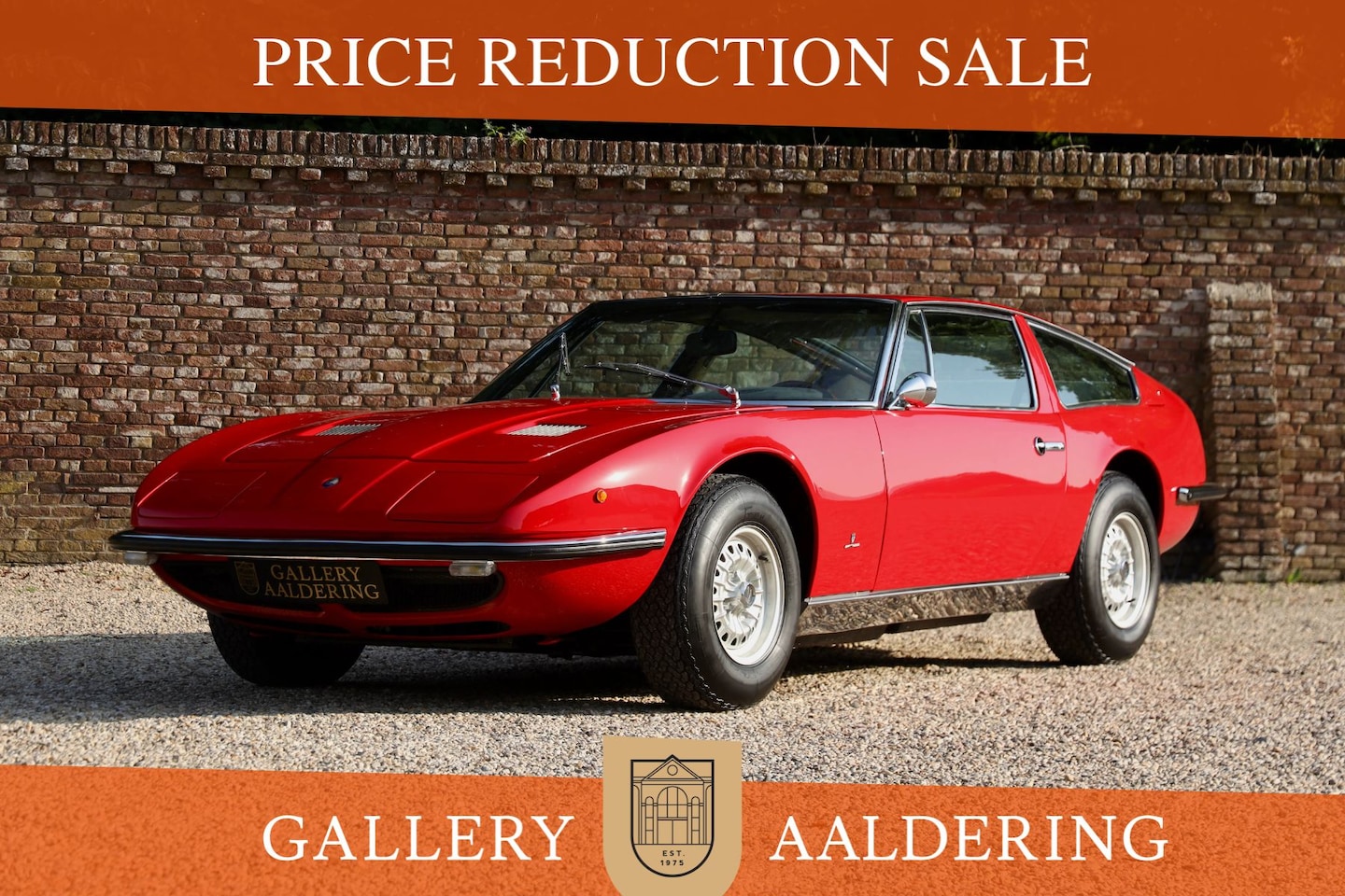 Maserati Indy - 4700 "Maserati Classiche certified" PRICE REDUCTION! Executed in "Rosso su interni in pell - AutoWereld.nl