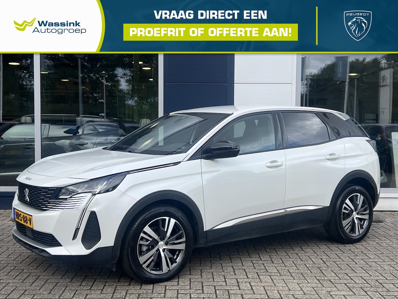 Peugeot 3008 - 1.2 Hybrid 136pk Hybrid Automaat Allure Pack | Navigatie | Climate control | Keyless Entry - AutoWereld.nl