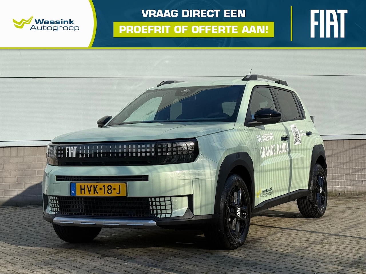 Fiat Grande Panda - 1.2 Hybrid 100pk eDCT6 Icon | Automaat | Parkeersensoren | Cruise Control | Airco | Carpla - AutoWereld.nl