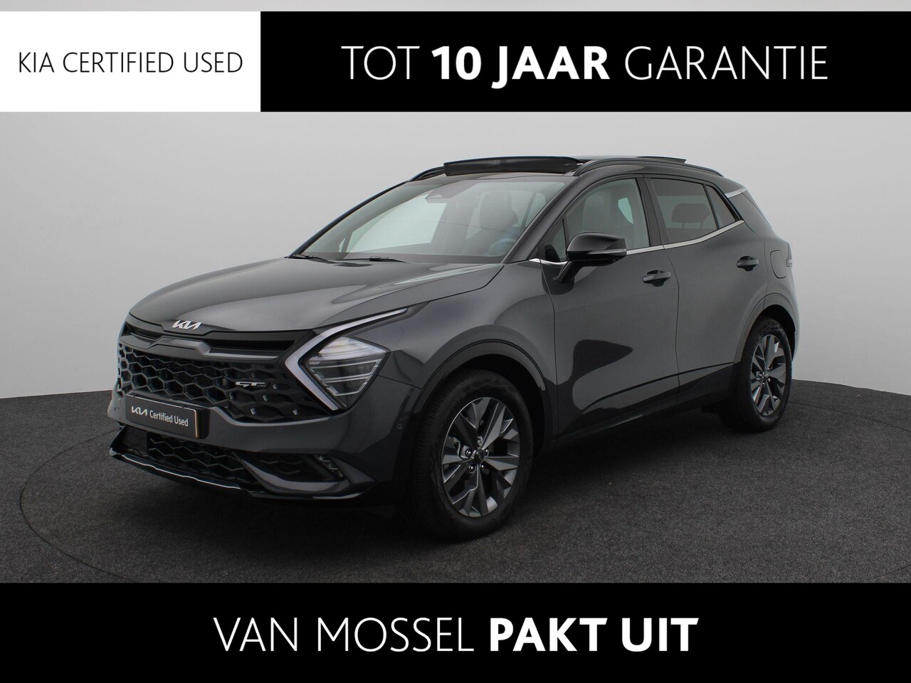 Kia Sportage - 1.6 T-GDi Hybrid GT-PlusLine Leder | Pano Dak | Elektrische stoel met geheugen | 360 Came - AutoWereld.nl