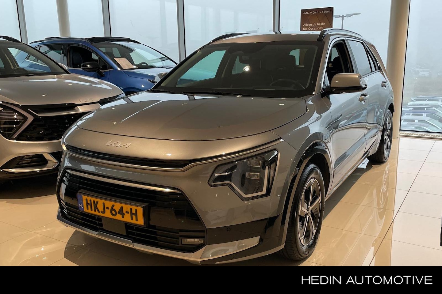Kia Niro - 1.6 GDi Hybrid DynamicPlusLine | Leder | Open dak | Privacyglas | Apple Carplay/Android Au - AutoWereld.nl