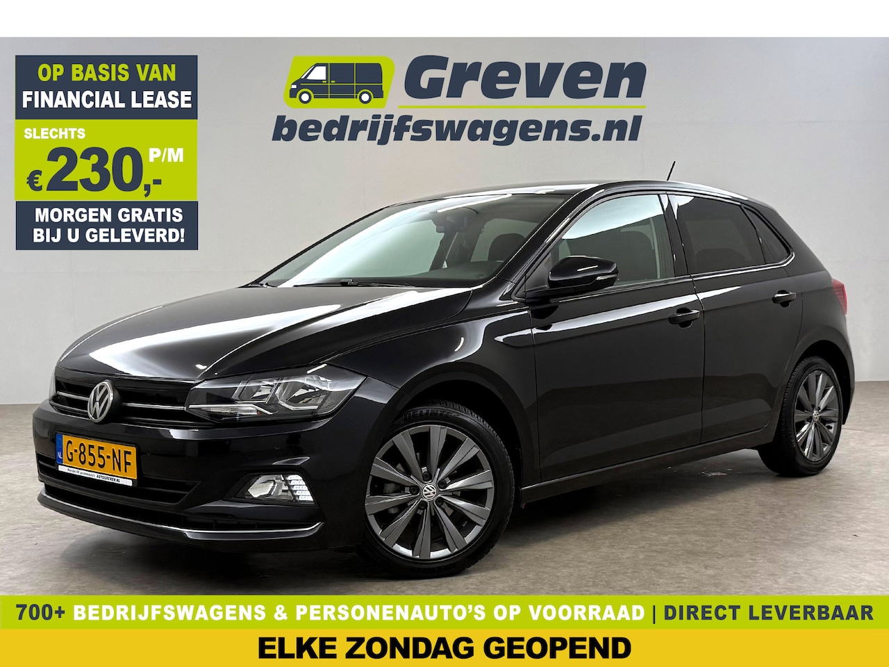 Volkswagen Polo - 1.0 TSI Highline | Carplay | Adap. Cruise | Clima | LED | Parkeersens. | NAP - AutoWereld.nl