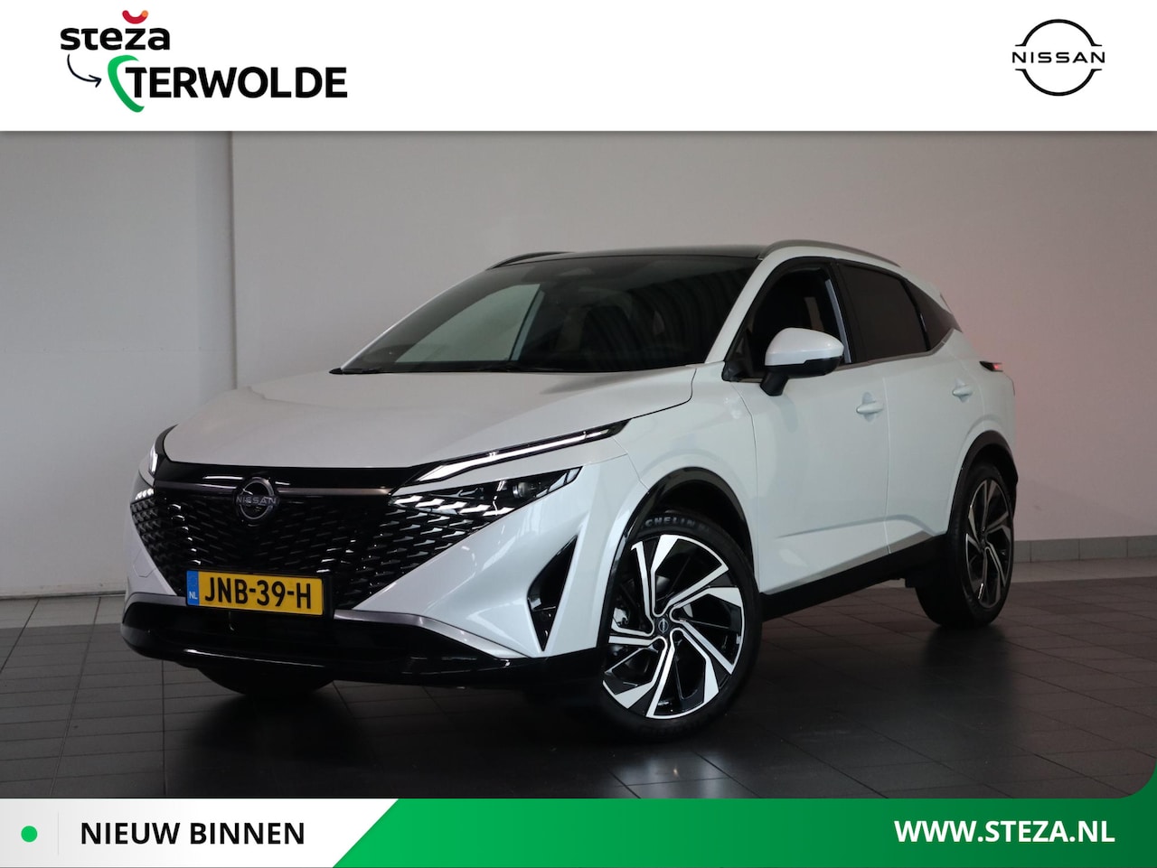 Nissan Qashqai - 1.3 MHEV Xtronic Tekna Plus | AUTOMAAT | Lederen Bekl. | Panoramadak | Head-Up | BOSE Audi - AutoWereld.nl