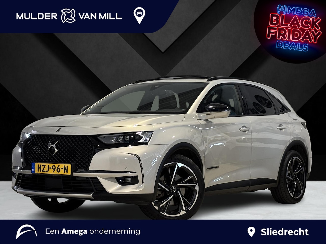DS 7 Crossback - Louvre E-Tense PHEV Hybrid4 300pk 4x4 e-EAT8 | SCHUIF/KANTELDAK | NAPPA LEDER | HANDSFREE - AutoWereld.nl
