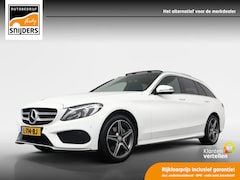 Mercedes-Benz C-klasse Estate - 200 AMG 184 PK | Panorama | Leer | Elekt.Klep | PDC + Camera | Trekhaak | App Connect - RI