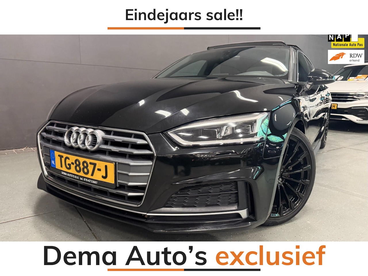 Audi A5 Sportback - 1.4 TFSI Sport S-line Edition 19'' PANO/LED/NAVI/ECC/PDC/CRUISE/// - AutoWereld.nl