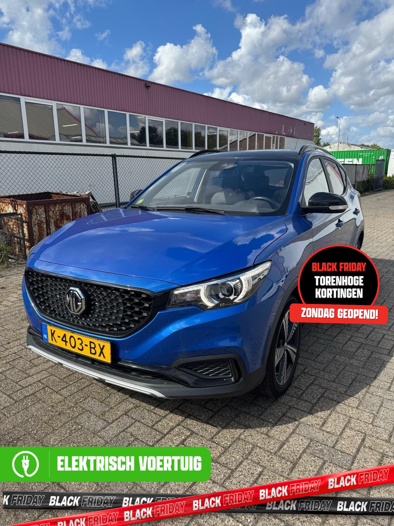 MG ZS - Luxury 45 kWh OPKNAPPER - schade AchterBumper en AchterKlep!! - AutoWereld.nl
