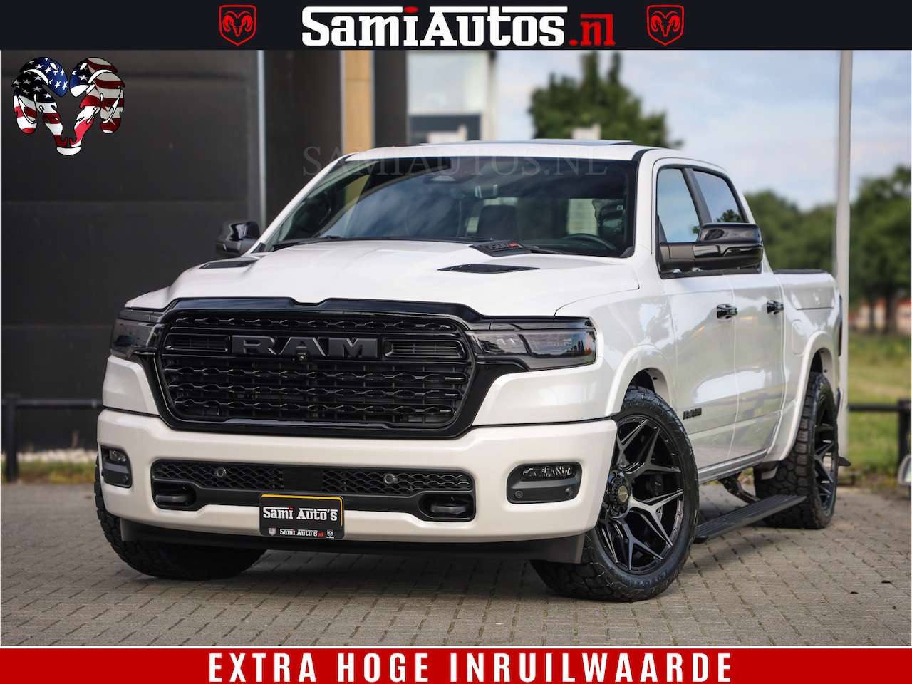 Dodge Ram 1500 - Limited Night High Output 540HP 706Nm | Massage + Full Option | De Meest Luxe en Volle Pic - AutoWereld.nl