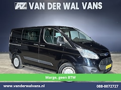Ford Transit Custom - 2.2 TDCI L1H1 Dubbele Cabine *Marge, GEEN BTW* Airco | 6-Zits | Navigatie | Cruisecontrol