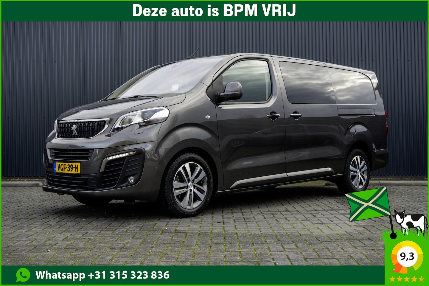 Peugeot Expert - 2.0 BlueHDI 122PK | L3H1 | DC | Xenon | Automaat | Schakelflippers | Carplay | Camera | 5- - AutoWereld.nl