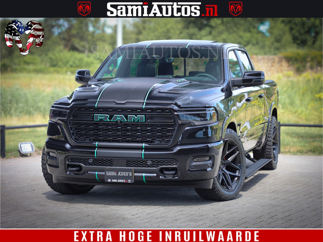 Dodge Ram 1500 - Limited Night H.O 540HP 706Nm | Massage + Full Option | De Meest Luxe en Volle Pick-Up in - AutoWereld.nl