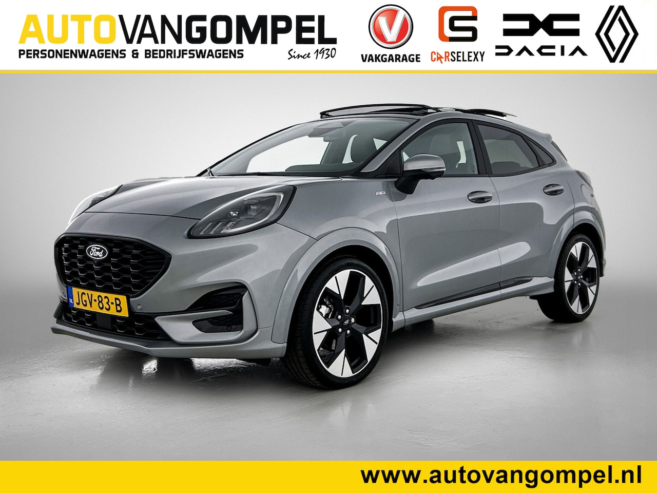 Ford Puma - 155PK Hybrid ST-Line X | PANORAMADAK | 19"LM VELG | TREKHAAK | FULL OPTION | ELEKTR. ACHTE - AutoWereld.nl