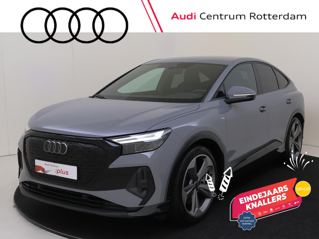 Audi Q4 Sportback e-tron - 40 S edition 77 kWh | Head-up display | Keyless | LED matrix verlichting | Adaptieve cruis - AutoWereld.nl