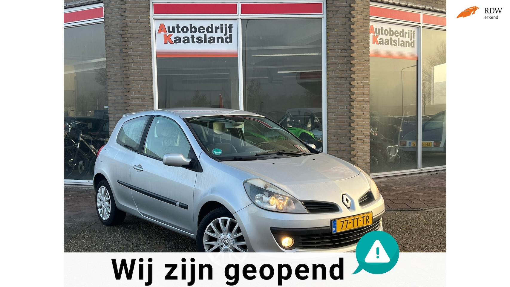 Renault Clio - 1.6-16V Dynamique S - APK: 01-2027!! - Cruise - Clima - 2007 - AutoWereld.nl