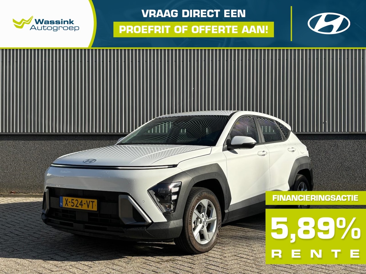 Hyundai Kona - 1.6 GDI HEV 141pk DCT Comfort | Trekhaak | NL auto | - AutoWereld.nl