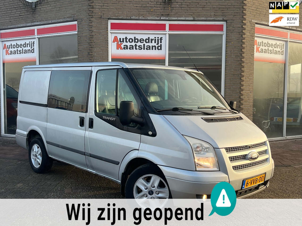 Ford Transit - 260S 2.2 TDCI First Edition DC - Dubbel Cabine - BTW - LEDER - 2012 - AutoWereld.nl