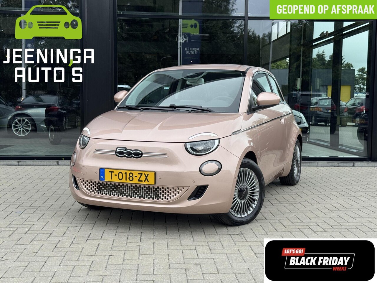 Fiat 500 - 3+1 42 kWh|Bijna nieuw|Camera|Stoelverwarming|NAP - AutoWereld.nl