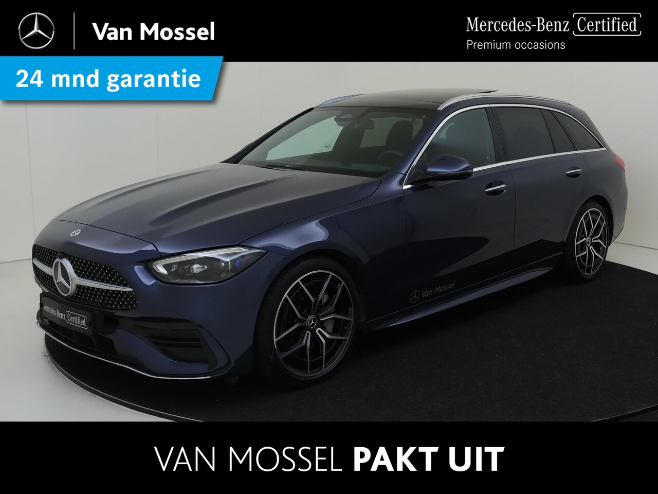 Mercedes-Benz C-klasse Estate - 200 AMG Line / Stoelverwarming / 360Graden-Camera / Panorama-schuifdak / Memory-Stoelen / - AutoWereld.nl