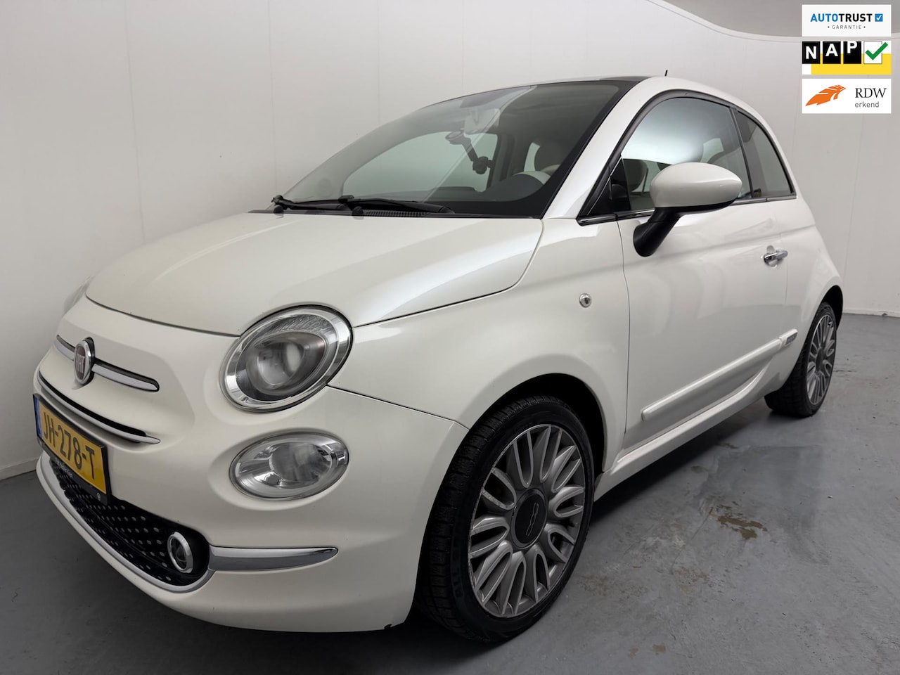 Fiat 500 - 0.9 TwinAir Turbo Lounge # Pano # Airco # Lmv - AutoWereld.nl