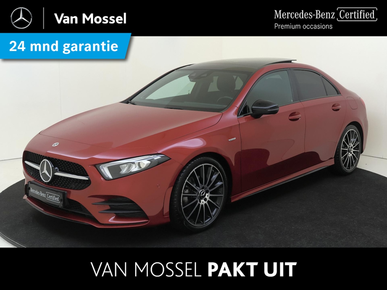 Mercedes-Benz A-klasse - 180 Premium Plus /Panoramadak /Burmester /19 Inch /Nightpakket - AutoWereld.nl