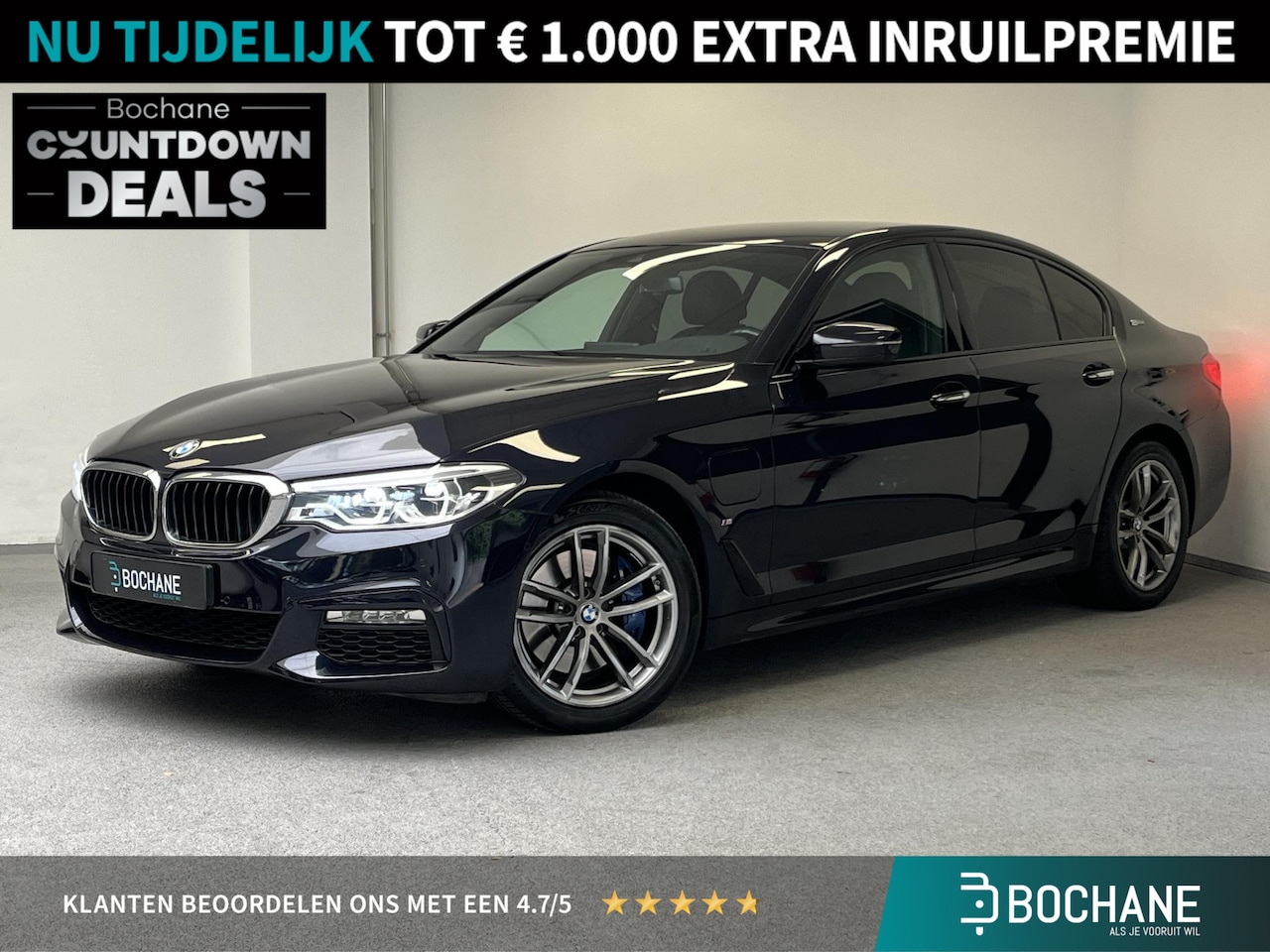 BMW 5-serie - 530e iPerformance High Executive | M-SPORT | LEDER | CAMERA | - AutoWereld.nl