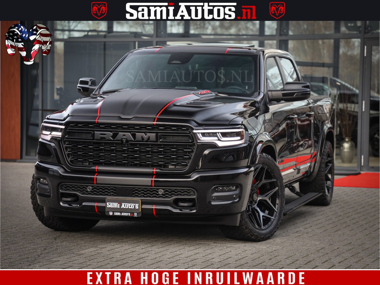 Dodge Ram 1500 - 540 PK Limited High Output 706Nm | Massage + Full Option | De Meest Luxe en Volle Pick-Up - AutoWereld.nl