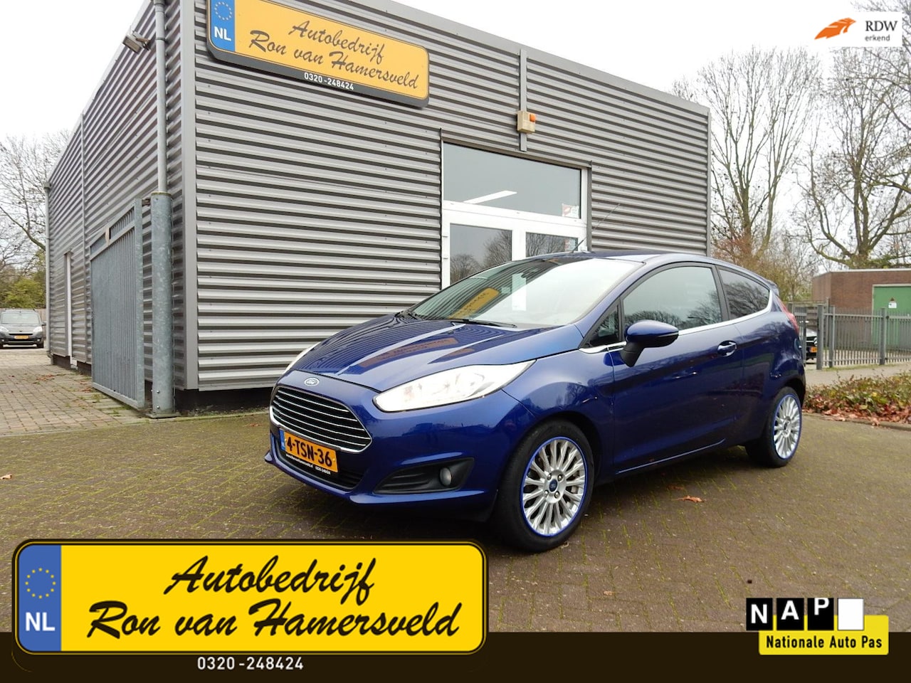 Ford Fiesta - 1.0 ECO BOOST TITANIUM*NAVI*CR CONTR*CLIMA*NW DISTRIB RIEM* - AutoWereld.nl
