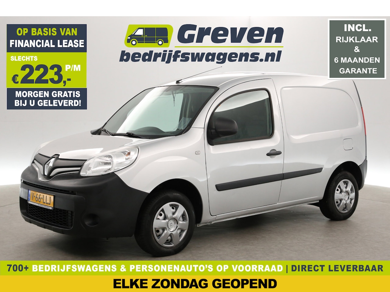 Renault Kangoo - 1.5 dCi 111PK | 3-Zits | MARGE | Airco | Elektrpakket | Schuifdeur - AutoWereld.nl