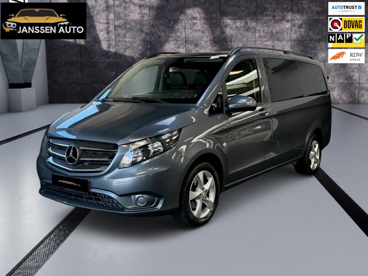 Mercedes-Benz Vito - 114 CDI Lang Business Ambition | 6 Persoons | DC | Leder | Clima | Camera | Automaat | NAP - AutoWereld.nl