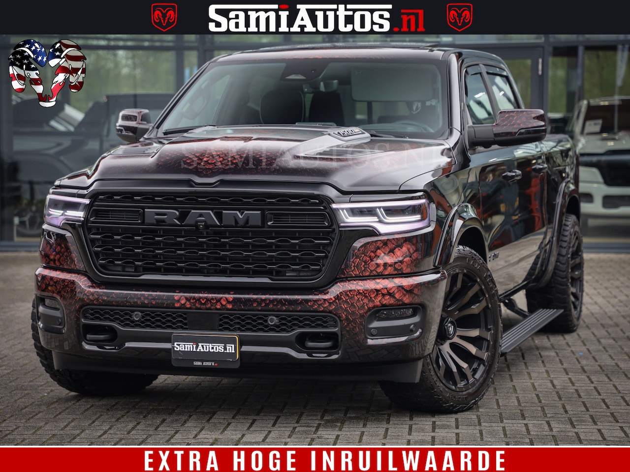 Dodge Ram 1500 - COBRA EDITION | Limited Night High Output 540HP 706Nm | Massage + Full Option | De Meest L - AutoWereld.nl