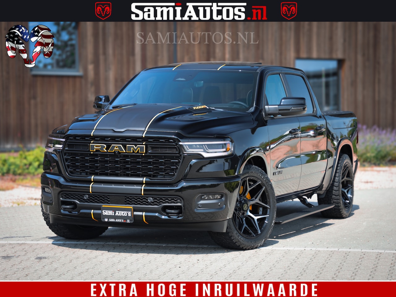 Dodge Ram 1500 - Limited Night H.O 540HP 706Nm | Massage + Full Option | De Meest Luxe en Volle Pick-Up in - AutoWereld.nl