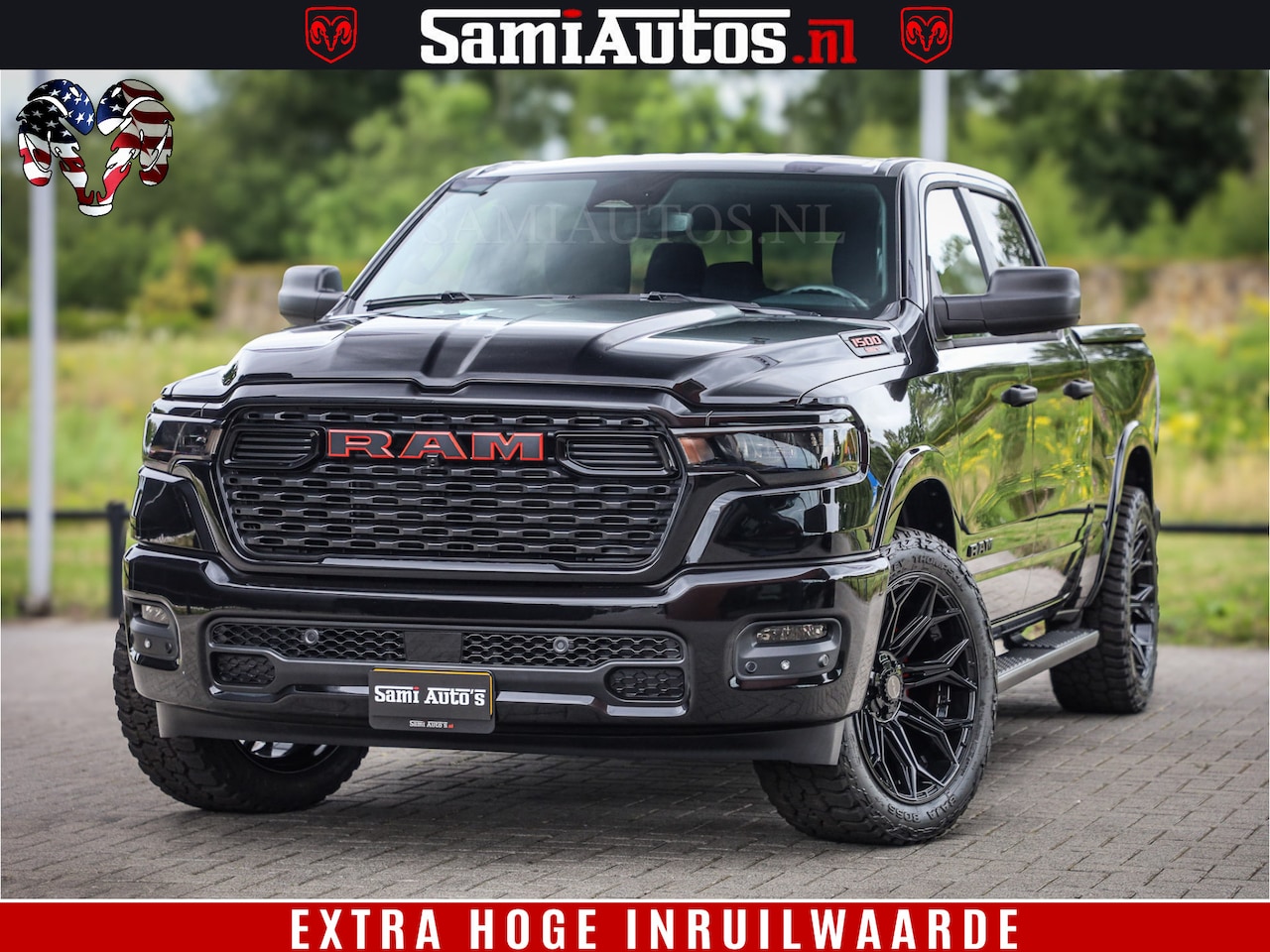 Dodge Ram Pick Up - TradesMan 6 Persoons Uitvoering | LEDER RS | 420Pk 636Nm | | Comfortabele Dubbele Cabine m - AutoWereld.nl