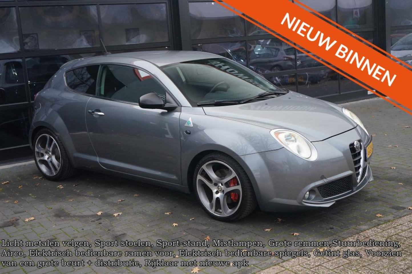 Alfa Romeo MiTo - 1.4 T Turismo, Airco, 155PK, 17 inch, Rijklaar - AutoWereld.nl
