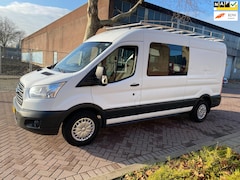 Ford Transit - 330 2.2 TDCI L3H2 DC Trend * 2015 * Airco * Euro5 * Cruise Control * 6Personen * 92KW=125P