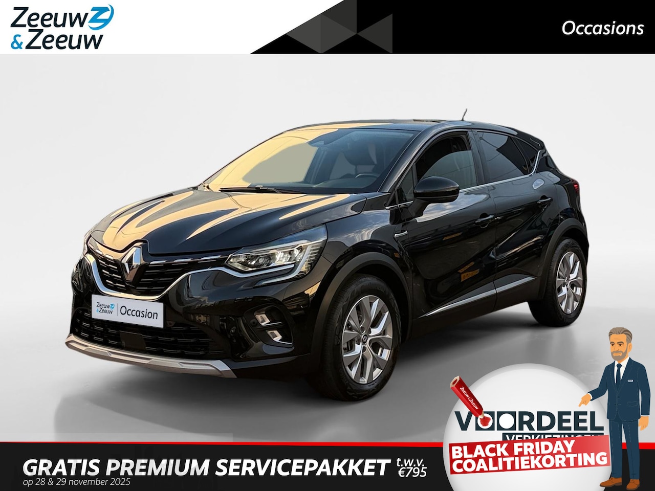 Renault Captur - 1.6 E-Tech Hybrid 145 Intens | Automaat | Camera | Apple Carplay/Android Auto | Parkeersen - AutoWereld.nl