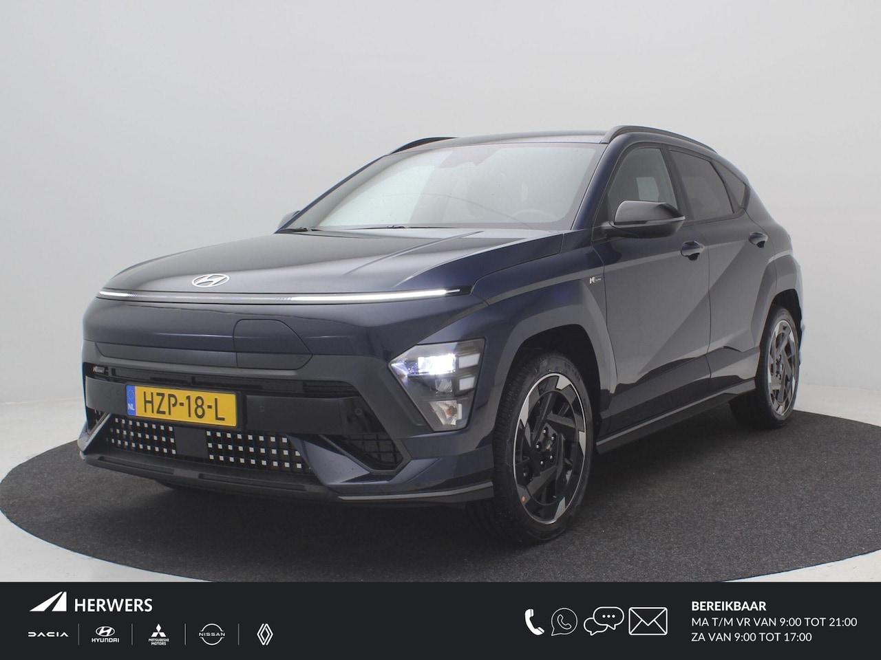 Hyundai Kona Electric - N Line Business 64,8 MY 26 / 3-Fase / Dodehoekdetectie / Warmtepomp / 19 Inch / Navigatie - AutoWereld.nl