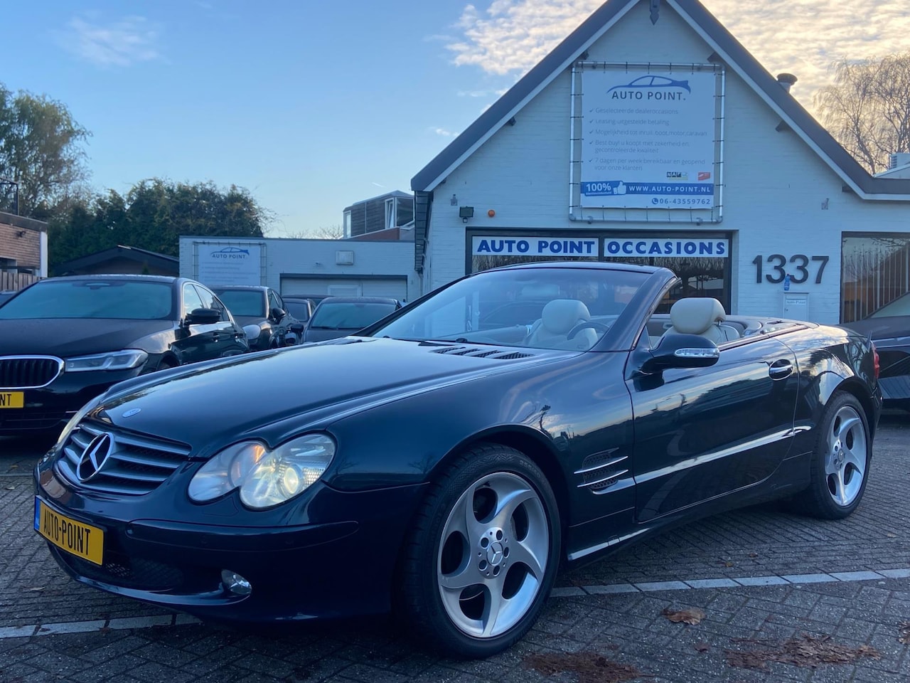 Mercedes-Benz SL-klasse Cabrio - 500 V8 306PK AUT/BOSE/LEDER/ZEER-MOOI - AutoWereld.nl