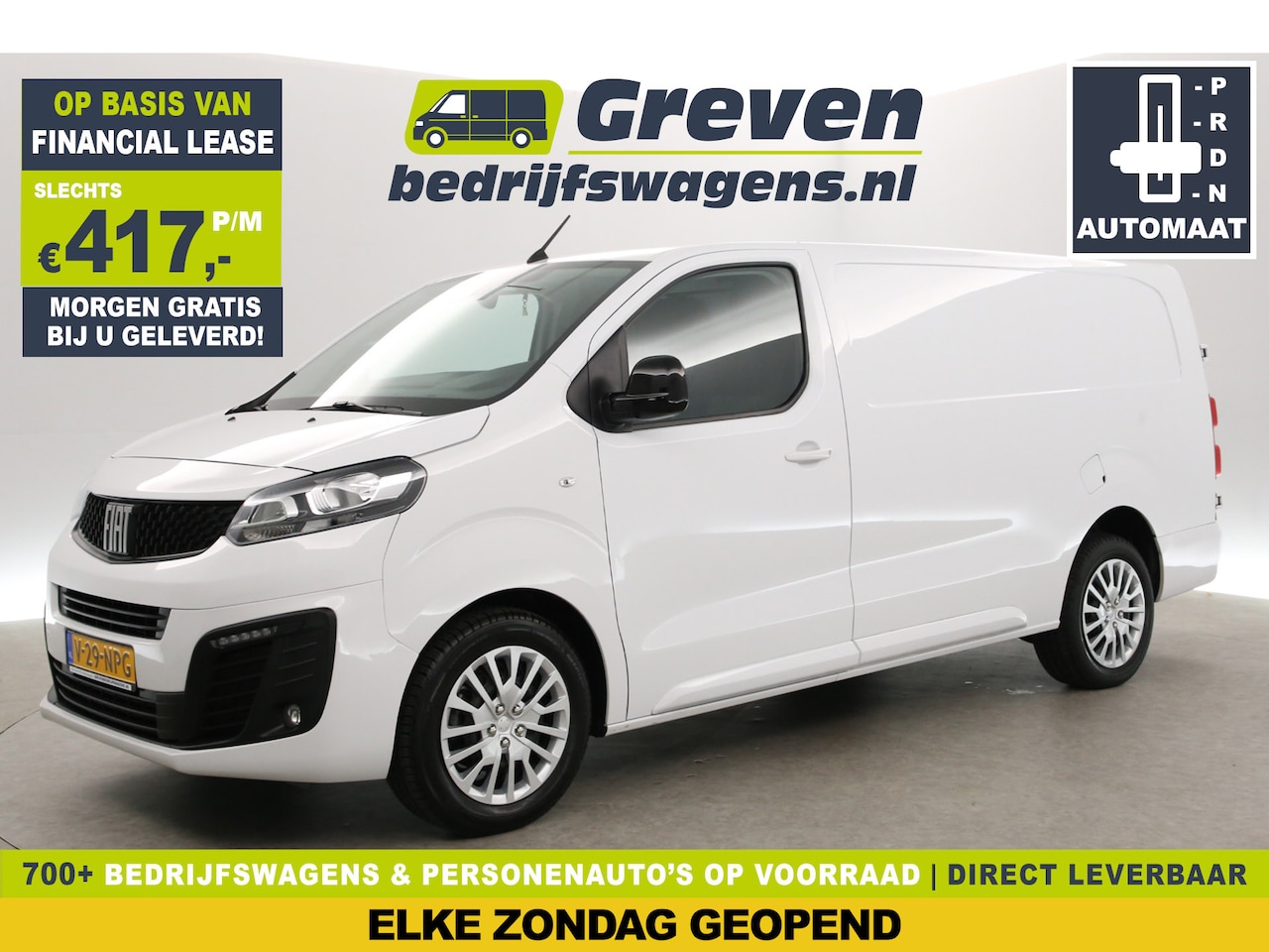 Fiat Scudo - 2.0 MultiJet L3H1 | Automaat | 360° CAM | 3-Zits | Airco | Cruise | Carplay - AutoWereld.nl