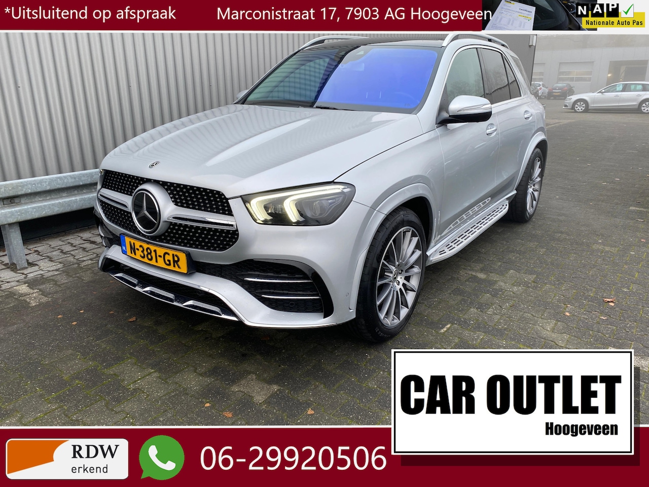 Mercedes-Benz GLE-Klasse - 300 d 4MATIC Premium Plus AMG vol opties; o.a. Pano, 360'Cam, Elc.Trekh, VOL! – Inruil Mog - AutoWereld.nl
