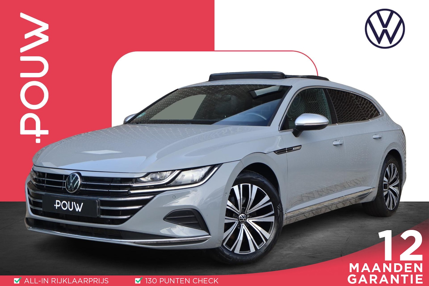 Volkswagen Arteon Shooting Brake - 1.4 TSI eHybrid 218pk Elegance Business+ | Lederen Bekleding | Panoramadak | Ergonomische - AutoWereld.nl