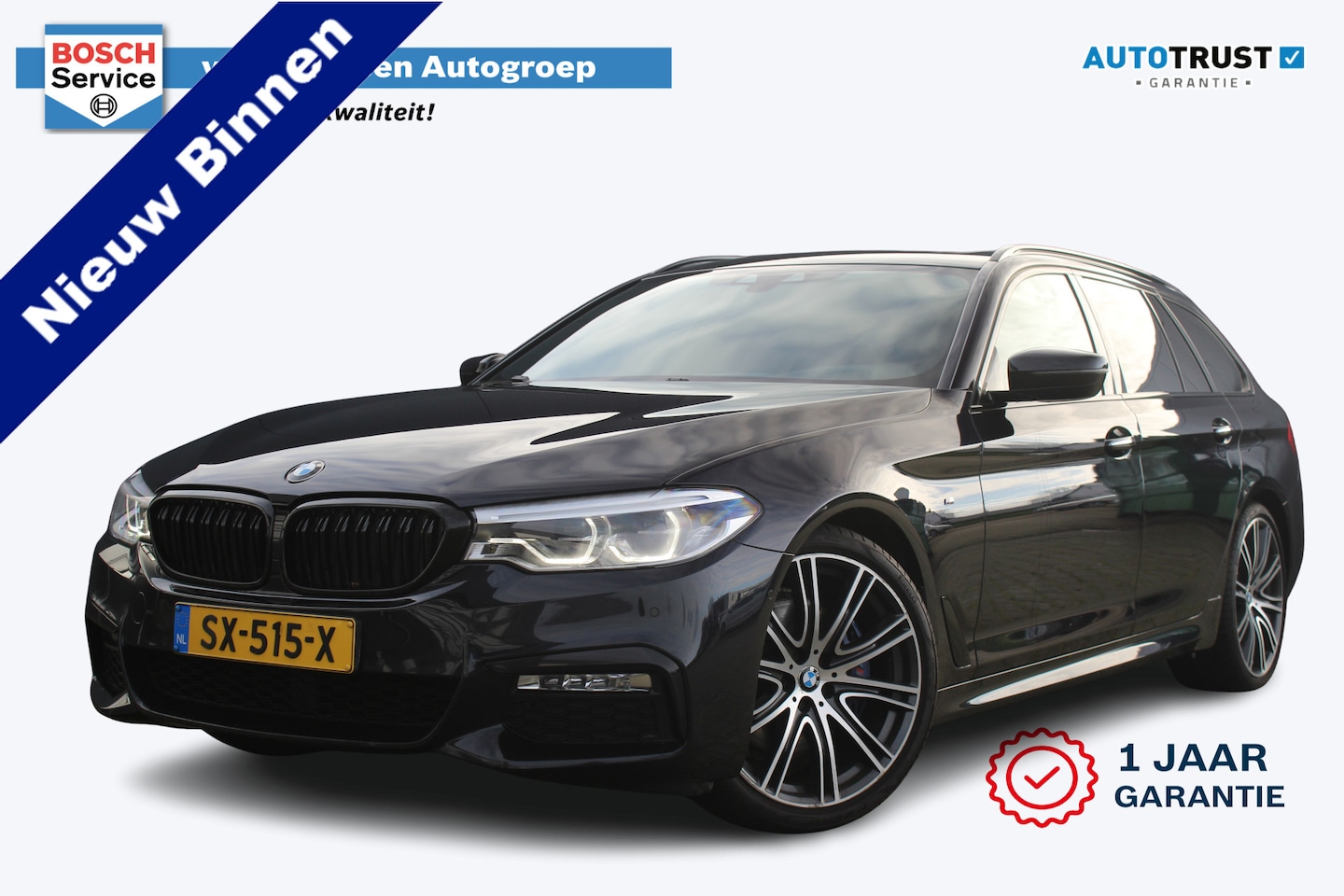 BMW 5-serie Touring - 530i High Executive M-sport | Incl. 12 maanden garantie | Panoramadak | Dodehoek detectie - AutoWereld.nl