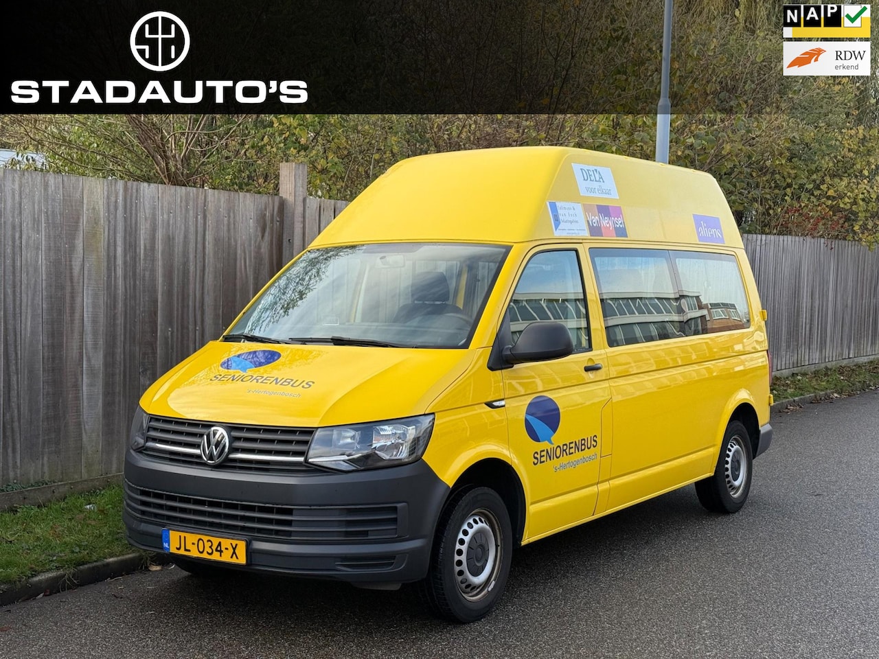 Volkswagen Transporter Kombi - 2.0 TDI L2H4 Comfortline 7P NAP! - AutoWereld.nl