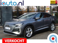 Audi Q4 Sportback e-tron - 35 S edition 55 kWh S-Line/Leder/Head-up/Navi+/Elek. klep/CarPlay/ECC/DCC/20"